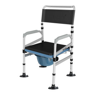 Elderly Toilet Seat Chair Home Use Solid Pregnant Women Toilet Seat Elderly Toilet Equipment Mobile Toilet Chair Toilet Seat