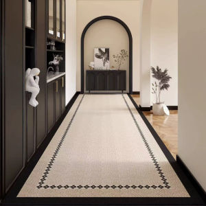 VIKAMA Ánh Sáng Sang Trọng Dải Thảm Mềm Mại Thoải Mái Polyester Cho Phòng Ngủ Hành Lang Trang Trí Nhà Chống Trơn Trượt Chống Thấm Nước Có Thể Giặt Bằng Máy