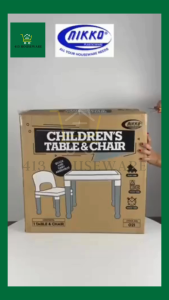 Kids Table with Chair Kiddie kids Children’s Table Study Table Mesa Lamesa La Mesa Upuan Pambata Bata Nikko #021