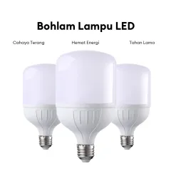 [PAKET 3 PCS] Bohlam Lampu LED Tbulb Jumbo Ukuran 15W & 50W