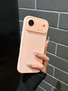 Ultra-Thin Skin-Friendly Liquid Silicone Phone Case for Apple 17Air 17Promax iPhone 16Pro Full Cover Anti-Fall Men Women 14 Couple Protection