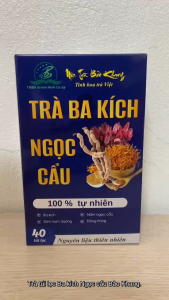 Combo 80 gói trà ba kích nấm ngọc cẩu Bảo Khang trà túi lọc ba kích tím quảng ninh ngọc cẩumú từn
