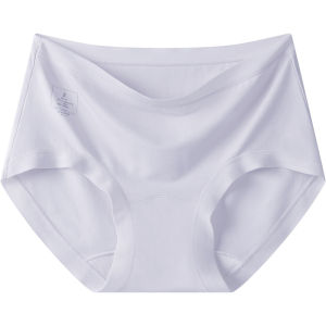 AIMO | Antibacterial Pure Cotton Modal Seamless Womens Underwear Triangle Panties Comfortable Breathable No Show Mid Waist Silk Lining
