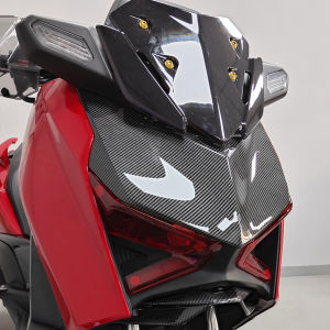 X-MAX XMAX300สำหรับยามาฮ่า XMAX X สูงสุด300 V2 2023-2024ไฟหน้าฝาครอบแต่งรถหัวประดับแผ่นเรืองแสงปากจมูกฝาครอบ X-MAX300รถจักรยานยนต์
