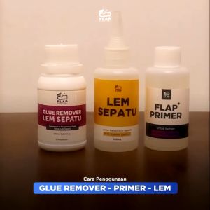 Flap Shoes Glue Remover - Cairan Penghilang dan Pembersih Bekas Sisa Lem Sepatu