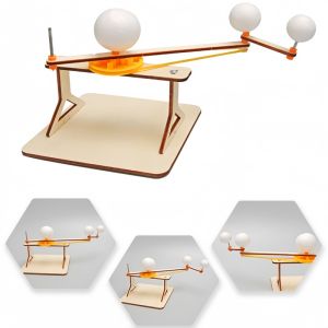 DIY Earth Moon Sun Spheres Model Tecnologia Science Toys STEM Experimental Tool Kit Teaching Aids for Kids Educational Gift