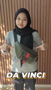 Thobach - Waist Bag Pria Tas Selempang Pria Waterproof Sling Bag Davinci Pria Anti Air Terbaru