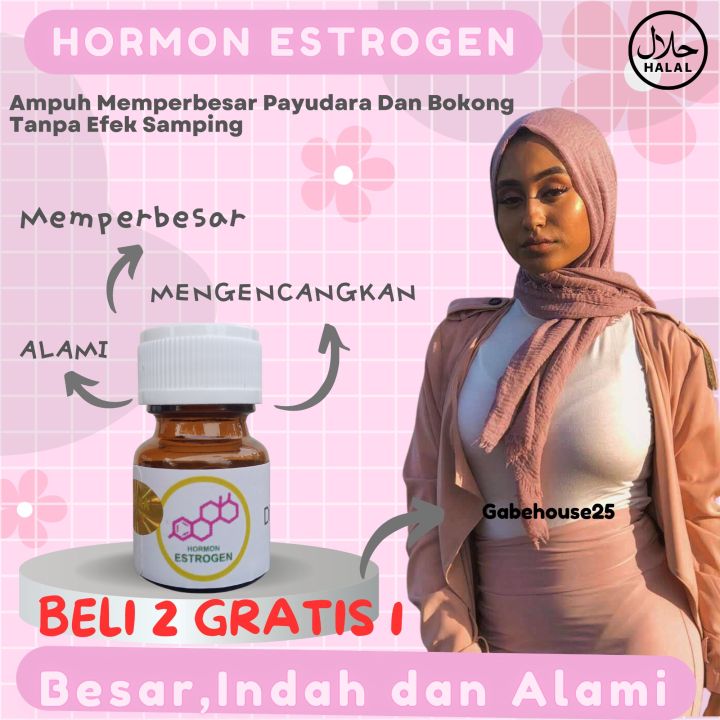hormon estrogen pembesar payudara dan bokong alami