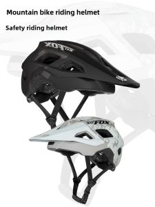 Batfox Mens Cycling Helmet Integrated Moulding Half Helmet Mountain Bike Road Bike Single Bike Equipment Shadow Grey MA057