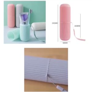 ( MY ACC ) Tempat Sikat Gigi Odol Portable Minimalis Travel Toothbrush Box