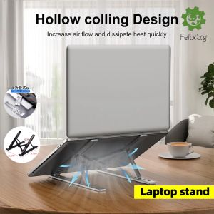 Aluminum Portable Laptop Stand Notebook Support Computer Bracket Macbook Air Pro Holder Accessories Foldable Lap Top Base For Pc