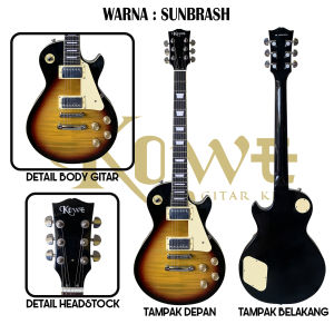 Gitar Elektrik Original merk KOWE Model gibson lesspaul Garansi