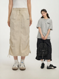dangerouspeople | Versatile Sporty Outdoor Long Dress with Drawstring