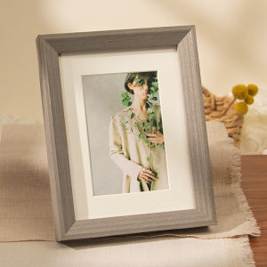 SHANCHEN | Custom Photo Printing with Frame 7-inch Real Wood Texture