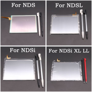 1Set Digitizer Screen For NDS Lite Bottom Touch Screen Lens with Touchscreen Stylus Pen For DSi XL LL Repair Parts