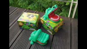 SKISOPGO จระเข้งับตัวเล็ก จระเข้งับนิ้ว จรเข้ของเล่น ของเล่นวงเหล้า ของเล่นเด็ก ฉลามงับนิ้ว ไดโนเสาร์งับนิ้ว เกมส์หมางับ