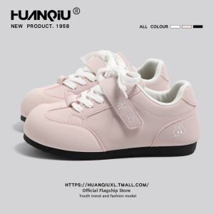 HuanQiu | Cute Magic Tape Bubble Shoes For Women