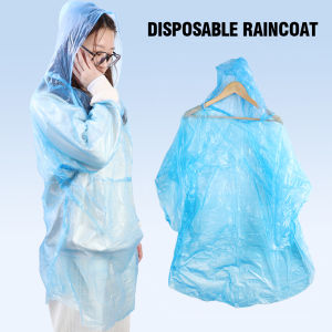 【Free Shipping】Muticolor Portable Raincoat Vacuum Card Package Rain Coats Disposable Camping Hiking Rain Cover Women Men Outdoor Rainwear