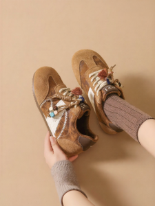 Josiny | Thick Sole Derby Shoes for Women with Laces