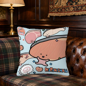 Sanrio | Sanrio KIRIMICHAN In Hình Hai Mặt Ngắn Sang Trọng Gối Sofa Trang Trí Đệm Chăn Ga Gối Quà Tặng Giáng Sinh 16x16 18x18 20x20 24x24 Inch