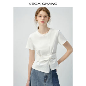 VEGA CHANG | Áo Thun Bảo Vệ UV Siết Eo Làm Mát Chống Khuẩn