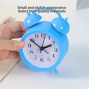 Alarm Clock Classic Retro Twin Bell Mini Analogue Bedside Desk Alarm Clock Kids Office Home Decor Jam Loceng Jam Loceng Katil 床头闹钟