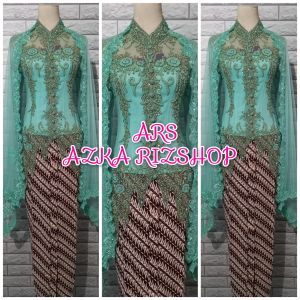 set kebaya pesta modern kebaya akad nikah mint kebaya TERBARU