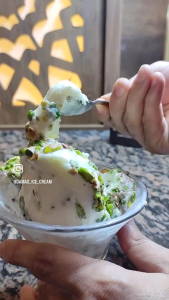 Arabic Ice Cream Roll 500g {OREO Vanilla} Turkish ice cream | Booza | Stretchy | Frozen Dessert