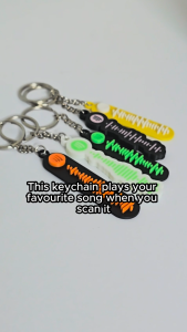 Custom Spotify Keychain Personalised Scannable Code Music Plaque Gift 3D Printed Spotychain
