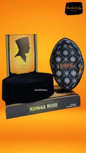 Peci Hitam Polos Mangga Manis AC Non AC | Kopiah Anak Beludru Halus Pilihan Hitam Pekat Tinggi 7cm