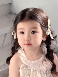 เครื่องประดับผมเด็กผู้หญิงสไตล์บัลเล่ต์ปมผีเสื้อคลิปด้านข้าง เด็กทารก Headwear เรียบง่าย Match กิ๊บเด็กสไตล์เจ้าหญิง