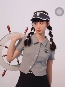 เสื้อโปโลแขนสั้นสไตล์เกาหลี ทรงเข้ารูป เอวสูง ทรงเข้ารูป ไม่ซ้ำใคร - Since2014