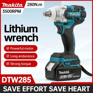 Makita | Makita DTW285 18V Cordless Impact Wrench Brushless 280Nm 1/2 Inch 3 Speed with XPT Protection and Belt Clip for Workshop
