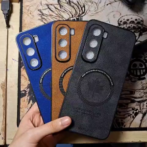 Case Maple Magnetic For Infinix Hot 60i Softcase Leather Magsafe Hoha acc