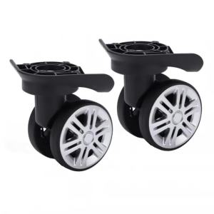 1 Cặp Bánh Xe Xoay Bằng Nhựa Cho Hành Lý Tắt Tiếng Hàng Đôi Vali Bánh Xe Thay Thế Bánh Xe Cho Túi Du Lịch Bánh Xe
