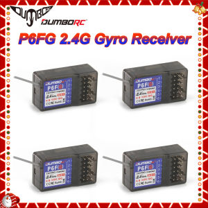 DUMBORC P6FG 6CH 6 Channel 2.4G Gyro Receiver Voltage Return for X4 X6 DDF-350 X6PM-350 Transmitter Remote Control RC Car Boat