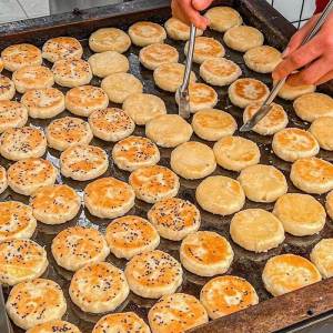 Traditional Handmade Chestnut And Mung Bean Pastry