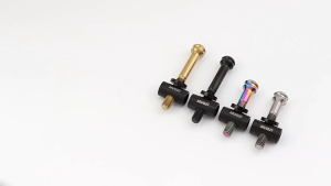 MUQZI 2Pcs Seatpost Bolts TC4 Titanium Alloy M5x30/40MM Bicycle Saddle Fixed Bolts Screws