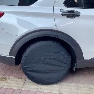 MLADEN 4PCS Universal Spare Tire Cover Auto Tyre Covers Car Wheel Accessories Waterproof Vehicle Wheel Protective Case