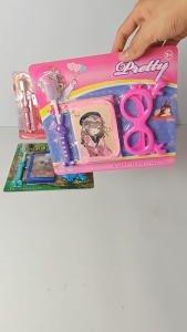 Kids Toothbrush Set - 1 Toothbrush 1 Eyeglasses 1 Wallet for Daily Use Dental Care Routine