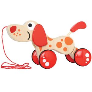 Hape | Baby Wooden Creative Walking Pull Dog Toy