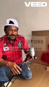 พร้อมส่งทันที กาพ่นสี เกรด OEM ของแท้ F-75G กาบน ติดข้าง หัว 1.5มิล รับรองคุณภาพ ไทย