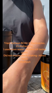 AUTHAYN 2:1:1 BCAA + Electrolytes Blend – Fiesty Orange Flavour | 10g Serving | Monk Fruit Sweetened | Hydration & Muscle Recovery Support