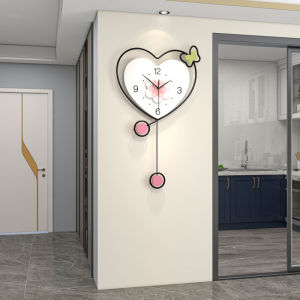 Nordic Style Modern Creative Swing Wall Clock Living room Household Mute Clock Simple Fashion Decoration Clock 40*67CM