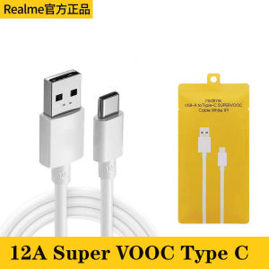 Realme Original 12A Cable 100W 80W 65W Usb Type C Super Dart Vooc Charger Cord For 15 14 13 Pro+ 12 P4 P3 GT 8 7 6 Pro GT Neo 3T