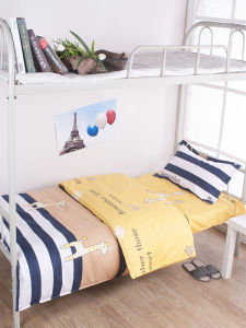 Dormitory Students Skin-Friendly Sanding Duvet Cover Bunk Bedroom