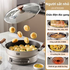 Liven | Máy Làm Bánh Xèo Đa Năng Điện Sâu và Rộng