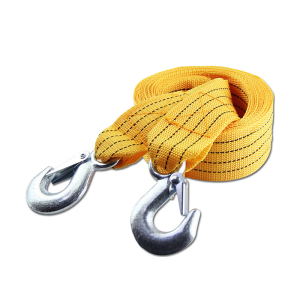 Masely 3m Towing Rope Universal Car Tow Strap Rope with Safety Hook