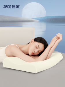 หมอนนอนทรงมนทรงมน Jago Ergonomic Memory Foam Neck Support หมอนนอนแบบอเนกประสงค์สำหรับใช้ในบ้าน ช่วยให้หลับได้ดี