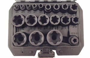 19 PCS External Torx Plus Socket Set (MG51327) auto tools